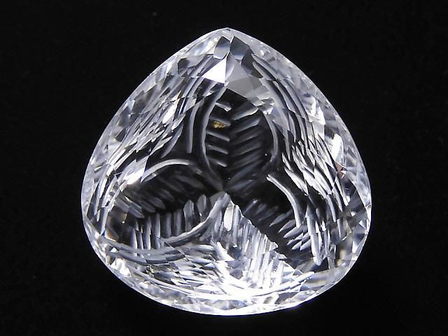 [Video][One of a kind] High Quality Crystal AAA Loose Stone Carved Faceted 1pc NO.9
