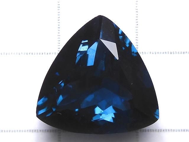 [Video][One of a kind] High Quality London Blue Topaz AAA Loose Stone Faceted 1pc NO.11