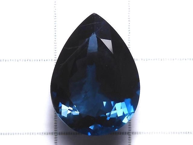 [Video][One of a kind] High Quality London Blue Topaz AAA Loose Stone Faceted 1pc NO.13