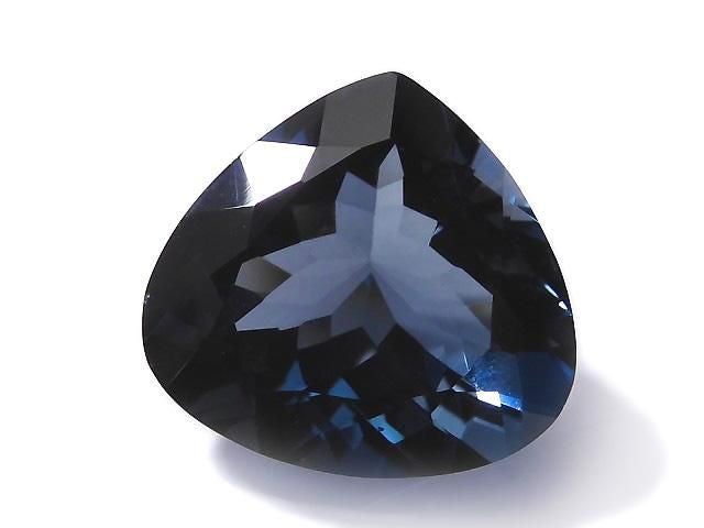 [Video][One of a kind] High Quality London Blue Topaz AAA Loose Stone Faceted 1pc NO.15