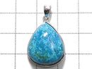 [Video][One of a kind] Chrysocolla AAA Pendant Silver925 NO.114