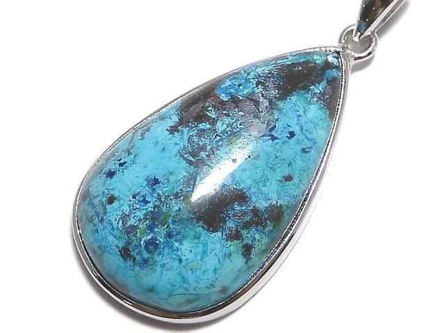 [Video][One of a kind] Chrysocolla AAA Pendant Silver925 NO.119
