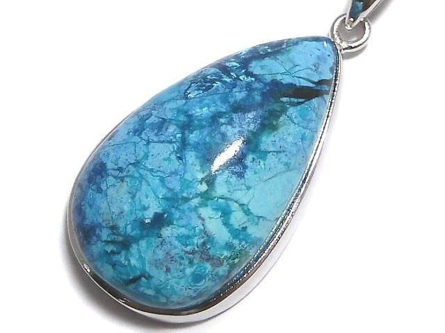 [Video][One of a kind] Chrysocolla AAA Pendant Silver925 NO.120