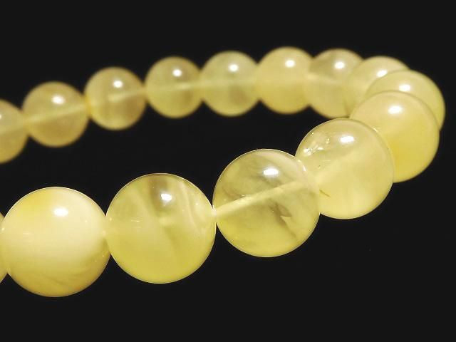 [Video][One of a kind] Baltic Amber Round 10.5mm Honey Color Bracelet NO.1