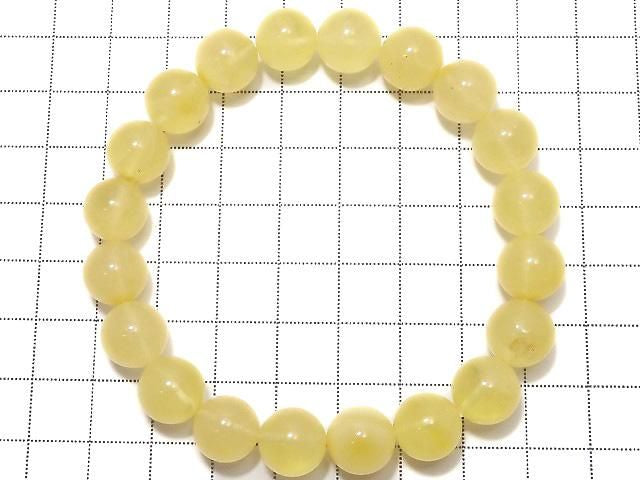 [Video][One of a kind] Baltic Amber Round 10.5mm Honey Color Bracelet NO.1