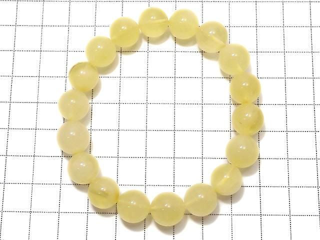 [Video][One of a kind] Baltic Amber Round 11mm Honey Color Bracelet NO.5