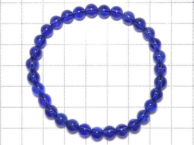 [Video][One of a kind] High Quality Tanzanite AAAAA Round 6mm Bracelet NO.201