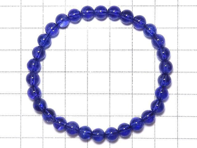 [Video][One of a kind] High Quality Tanzanite AAAAA Round 6mm Bracelet NO.203