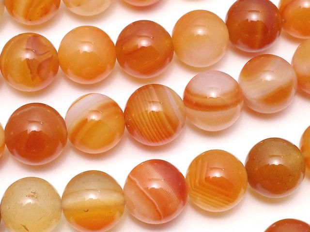 Mixed Carnelian Round 10mm 1strand beads (approx. 14 inches/35 cm)
