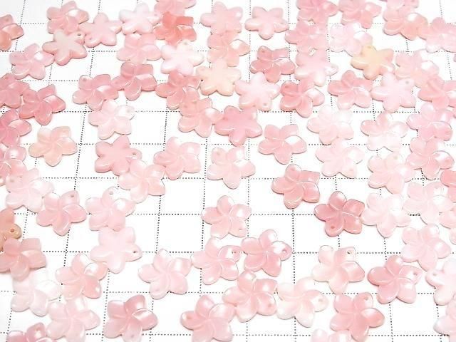 [Video] Queen Conch Shell AAA Flower Carving 12mm Top Hole 2pcs