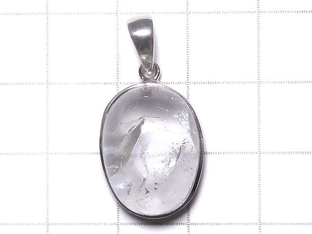 [Video][One of a kind] Crystal in Quartz Pendant Silver925 NO.2