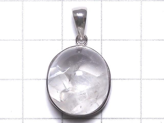 [Video][One of a kind] Crystal in Quartz Pendant Silver925 NO.4