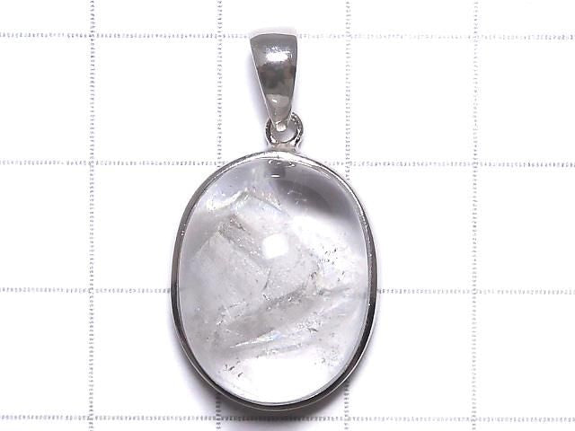 [Video][One of a kind] Crystal in Quartz Pendant Silver925 NO.5