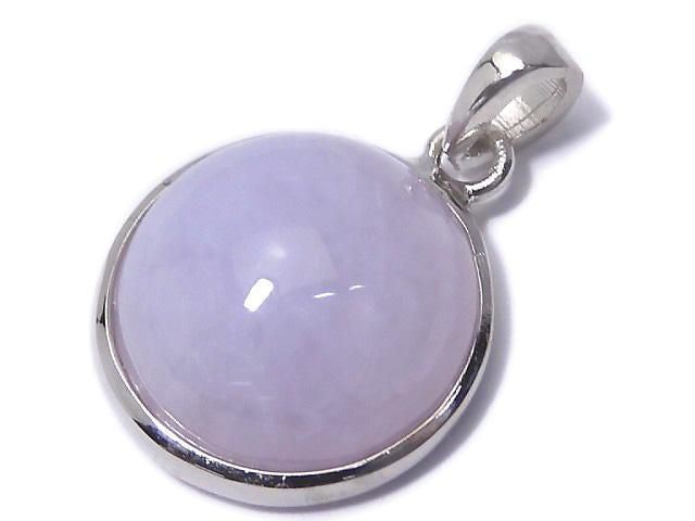[Video][One of a kind] Lavender Jadeite AAA Pendant Silver925 NO.5
