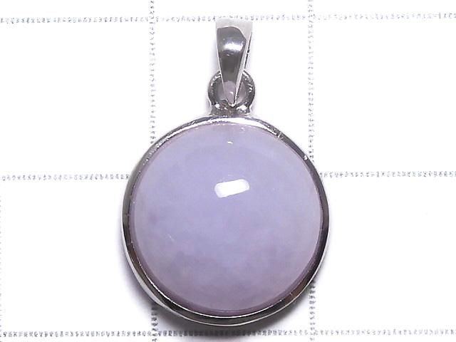 [Video][One of a kind] Lavender Jadeite AAA Pendant Silver925 NO.5