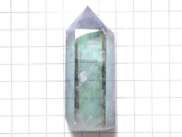 [Video][One of a kind] Crystal Polished Point (Hexagonal Prism) AB Coating 1pc NO.38