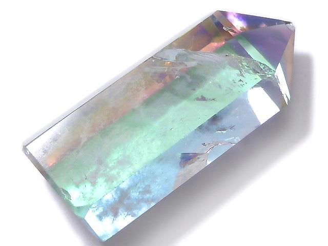 [Video][One of a kind] Crystal Polished Point (Hexagonal Prism) AB Coating 1pc NO.39