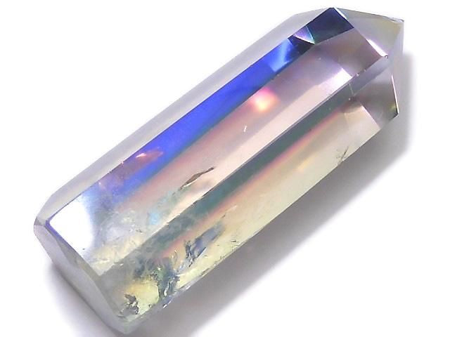 [Video][One of a kind] Crystal Polished Point (Hexagonal Prism) AB Coating 1pc NO.40