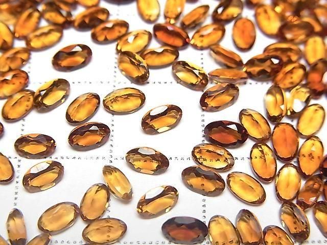 [Video] High Quality Madeira Citrine AAA Loose Stone Oval Faceted 5x3mm 10pcs