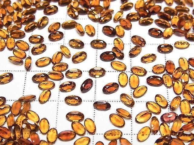 [Video] High Quality Madeira Citrine AAA Loose Stone Oval Faceted 5x3mm 10pcs