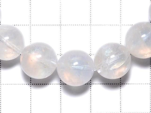[Video][One of a kind] High Quality Andesine Labradorite AAA Round 12mm Bracelet NO.304