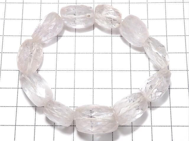 [Video][One of a kind] High Quality Kunzite AAA- Faceted Nugget Bracelet NO.1