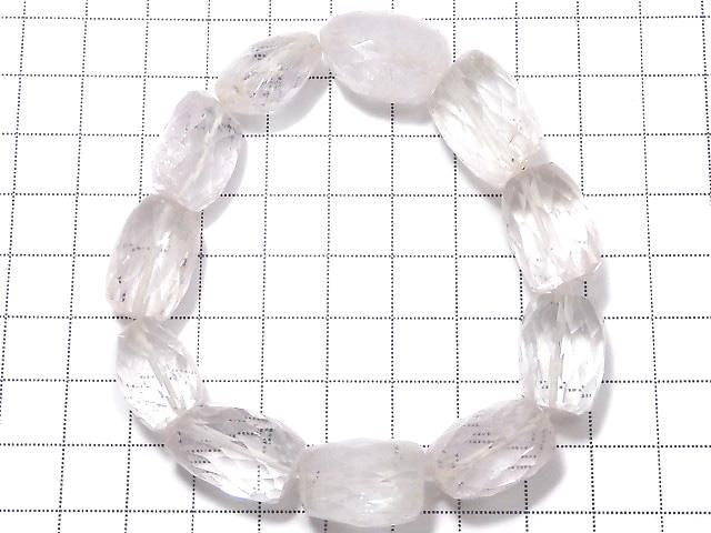 [Video][One of a kind] High Quality Kunzite AAA- Faceted Nugget Bracelet NO.2