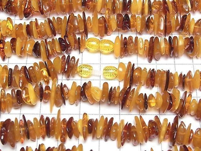 [Video] Baltic Amber Chips (Small Nugget) MultiColor Necklace