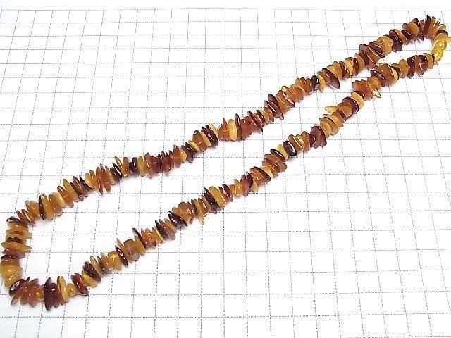 [Video] Baltic Amber Chips (Small Nugget) MultiColor Necklace