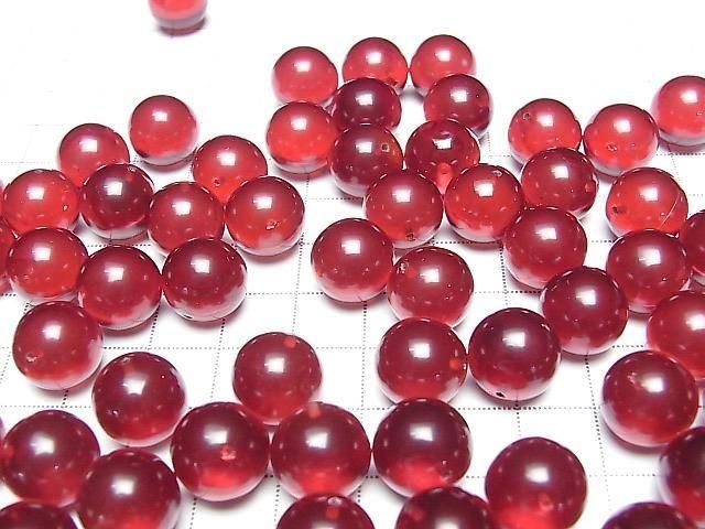 Ambre de couleur rouge, demi-trou foré, rond 12mm, 2 pièces