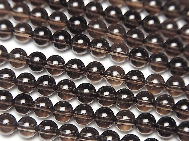 [Video] Smoky Quartz AAA Round 4mm 1strand beads (approx. 15 inches/36 cm)