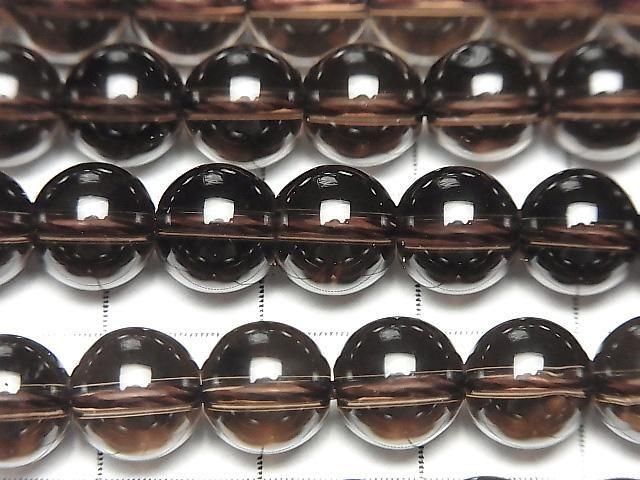 [Video] Smoky Quartz AAA Round 8mm 1strand beads (approx. 15 inches/36 cm)