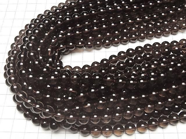 [Video] Smoky Quartz AAA Round 8mm 1strand beads (approx. 15 inches/36 cm)