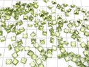 [Video] High Quality Peridot AAA Loose Stone Princess Cut 5x5mm 2pcs