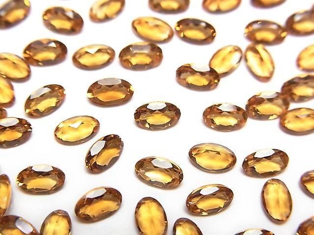 [Video] High Quality Madeira Citrine AAA Loose Stone Oval Faceted 5x3mm 10pcs