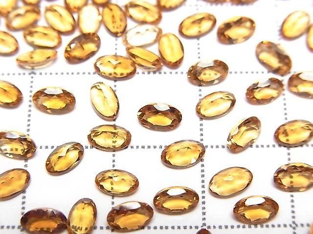 [Video] High Quality Madeira Citrine AAA Loose Stone Oval Faceted 5x3mm 10pcs