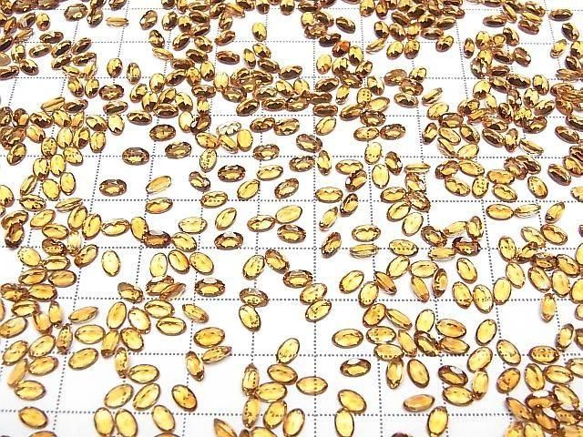 [Video] High Quality Madeira Citrine AAA Loose Stone Oval Faceted 5x3mm 10pcs