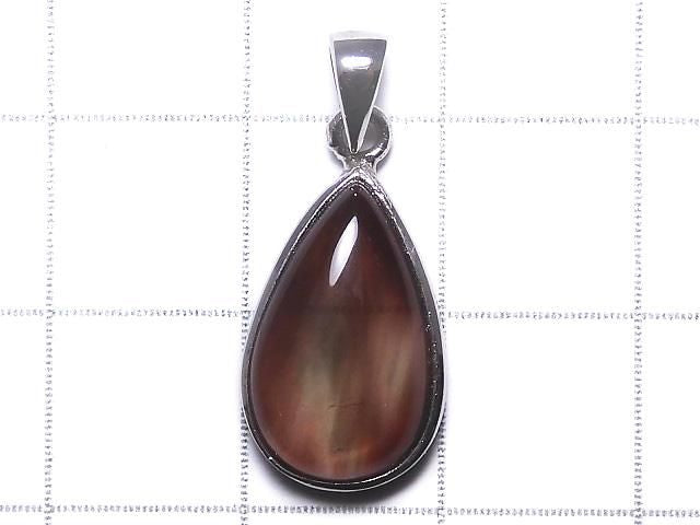 [Video][One of a kind] Tibetan Andesine AAA Pendant Silver925 NO.7