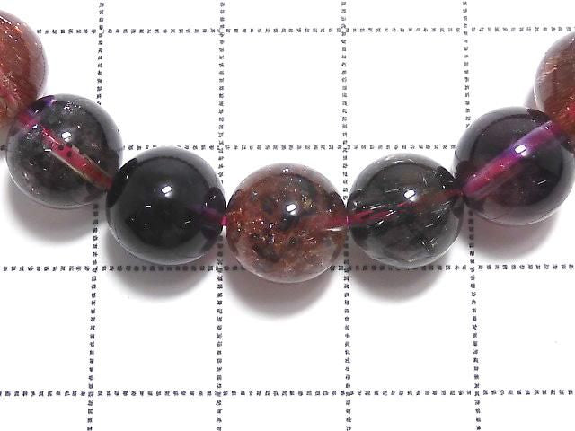 [Video][One of a kind] Top Quality Elestial Quartz AAAAA Round 9mm Bracelet NO.3