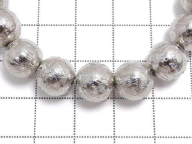 [Video][One of a kind] Meteorite (Altai meteorite) Round 9.8mm Bracelet NO.8