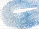 [Video] Aquamarine AAA- Round 10mm 1strand beads (approx. 15 inches/38 cm)