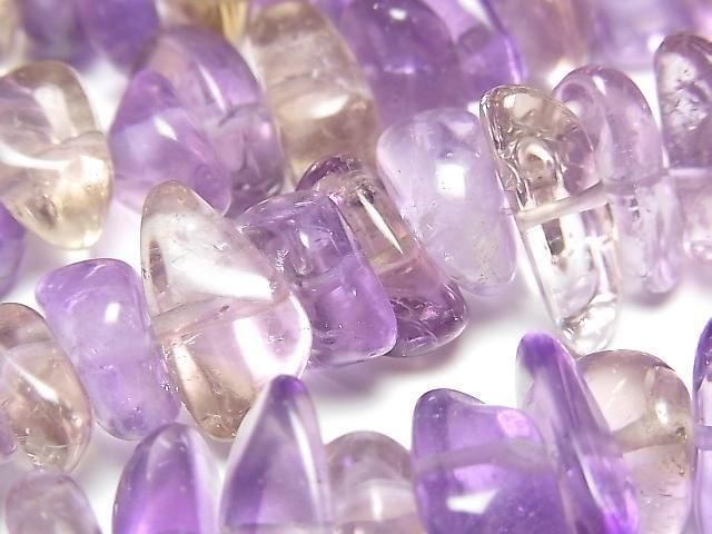 [Video] Amethyst x Citrine Chips (Small Nugget) half or 1strand beads (approx. 15 inches/36 cm)
