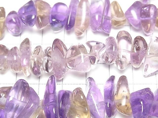 [Video] Amethyst x Citrine Chips (Small Nugget) half or 1strand beads (approx. 15 inches/36 cm)