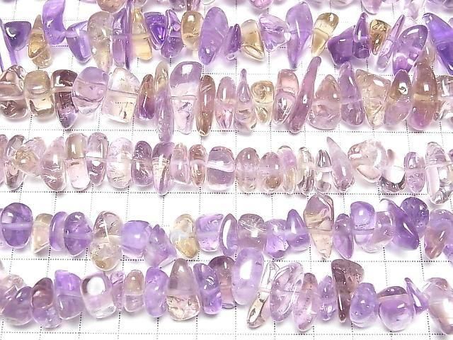 [Video] Amethyst x Citrine Chips (Small Nugget) half or 1strand beads (approx. 15 inches/36 cm)