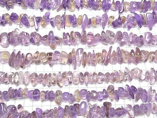[Video] Amethyst x Citrine Chips (Small Nugget) half or 1strand beads (approx. 15 inches/36 cm)