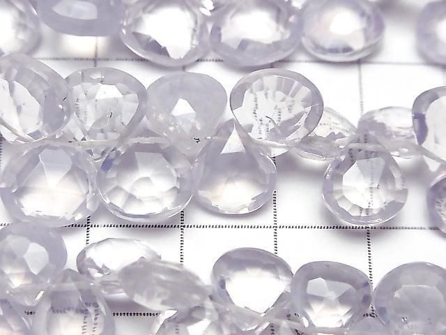 [Video] High Quality Scorolite AAA Chestnut Faceted Briolette 1strand beads (aprx.8inch/20cm)