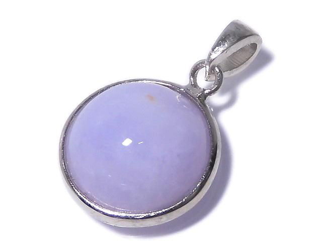 [Video][One of a kind] Lavender Jadeite AAA Pendant Silver925 NO.15