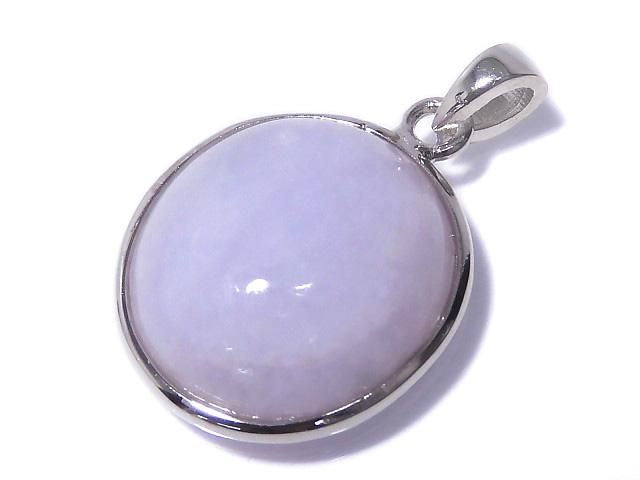 [Video][One of a kind] Lavender Jadeite AAA Pendant Silver925 NO.16