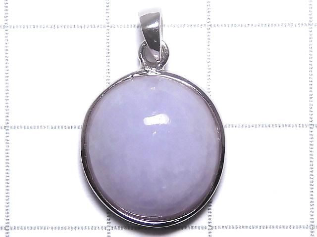 [Video][One of a kind] Lavender Jadeite AAA Pendant Silver925 NO.16