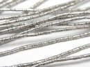 Karen Silver Fish Pattern Tube 4.5x1.2x1.2mm 1/4 or 1strand beads (approx. 27inch/68cm)